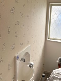 トイレ空間がすっきりするキャビネット付リフォレ 世田谷区U様邸 トイレ空間がすっきりするキャビネット付リフォレ 世田谷区U様邸